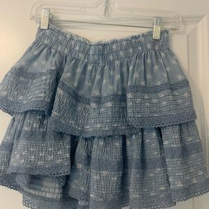 aerie ruffle skirt